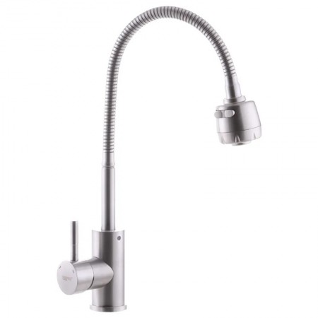 Смеситель для кухни с рефлекторным изливом SUS304 ZERIX SUS-011 REFLECTOR ZX3125 Смеситель для кухни с рефлекторным изливом SUS304 ZERIX SUS-011 REFLECTOR ZX3125